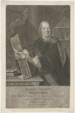Bildnis des Ioannes Iacobvs Breitingervs