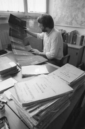 Tätigkeit der Archivarinnen und Archivare im Stadtarchiv Karlsruhe