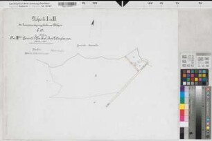 Seppenrade (Lüdinghausen), Zusammenlegung Tetekum, Urkarte I und II Olfen Flur 3,2