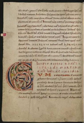 Passio sancti Cypriani martyris et sanctae Iustinae virginis