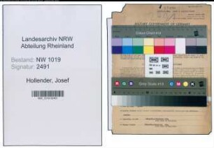 Entnazifizierung Josef Hollender , geb. 22.03.1892 (Haendler)