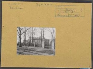 Straßenansicht. Berlin, Pankow, Nordendstraße 17/Eschenallee