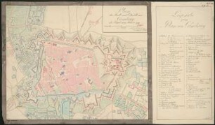 Plan der Stadt und Citadelle von Cambray als Project vom Jahre 1738