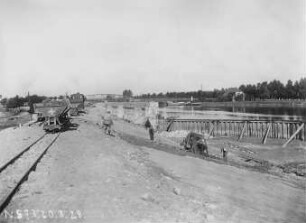 Bau des Schiffshebewerks Niederfinow/Havel-Oder-Wasserstraße