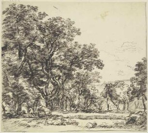 Baumreiche Landschaft