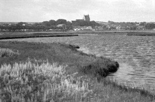 Heiligenhafen: Blick vom Graswarder auf Heiligenhafen