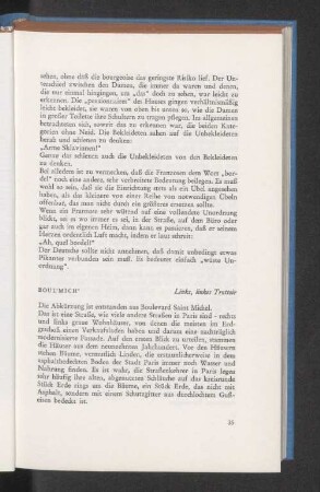 Boul´mich´ Links, linkes Trottoir