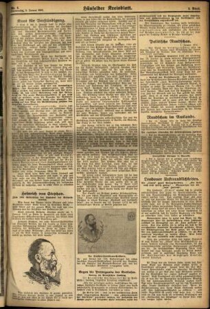 Zweite Ausgabe vom Donnerstag, den 08. Januar 1931.