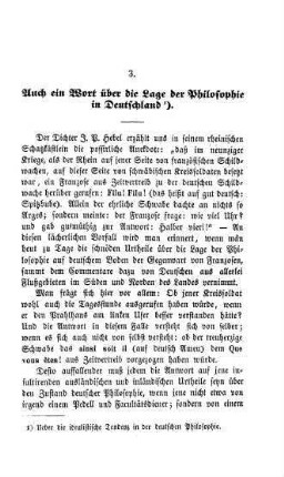 133-170 "Auch ein Wort über die Lage der Philosophie in Deutschland"