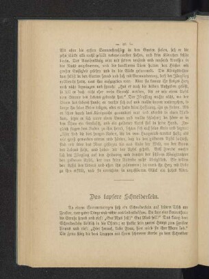 Das tapfere Schneiderlein.