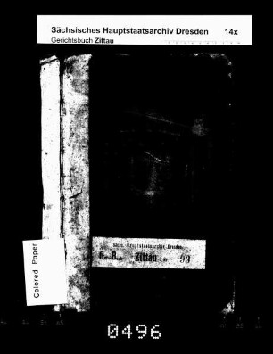 Gerichtshandelsbuch der Stadt, Bd. 090