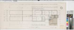 Soest (Soest) 2. Erweiterung des Archigymnasiums Grundriß Kellergeschoß 1974 1 : 100 45 x 108 Zeichnung Hochbauamt Soest