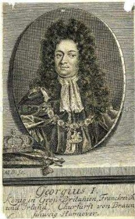 Porträt des Georg I. König von England