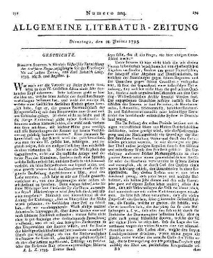 Matthisson, F. von: Briefe. T. 1. Zürich: Orell 1795
