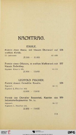 Nachtrag (Nr. 556-576)