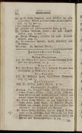 Julius-Universität.