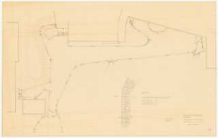 Staatliches Gymnasium Leopoldinum, Detmold Außenanlage: Technischer Plan, Pflastereinfassung der Einfahrt 1:100, 1:10, Blatt 16
