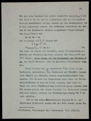 Beziehung zur Theorie der Gasgemische