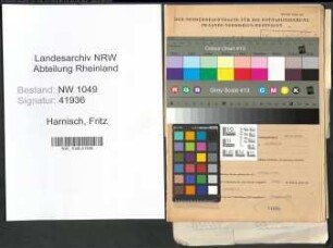 Entnazifizierung Fritz Harnisch , geb. 12.04.1902 (Lehrer)