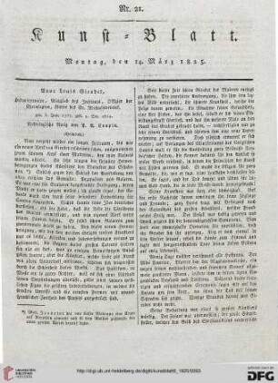 Nr. 21-30 (14. März - 14. April 1825)