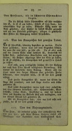 117. Von den Nahrungsmitteln