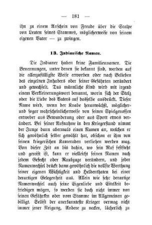 13. Indianische Namen