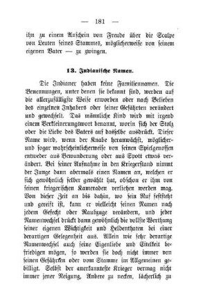 13. Indianische Namen