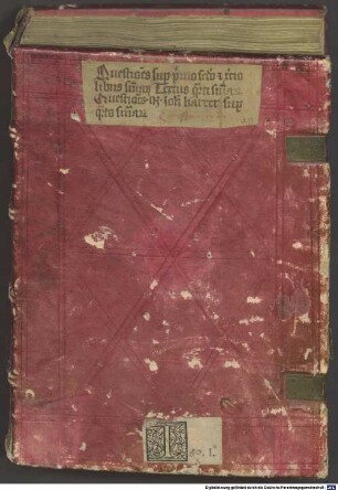 Quaestiones super primo et (f. 43) secundo Sententiarum - BSB Clm 18356