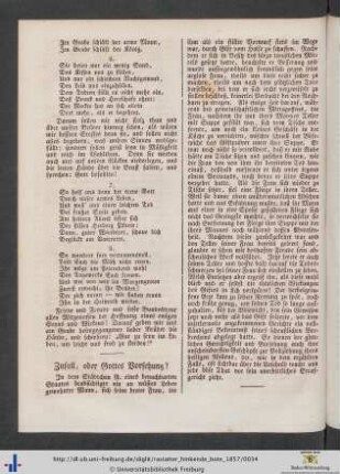 Zufall, oder Gottes Vorsehung?