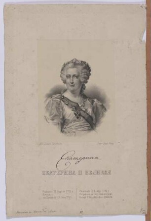 Bildnis der Katharina II., Zarin von Russland