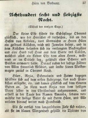 Achthundert sechs und siebzigste Nacht