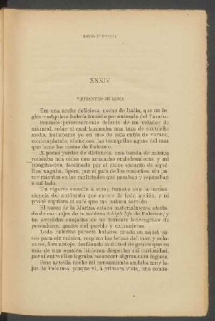 XXXIV - Visitantes de Roma