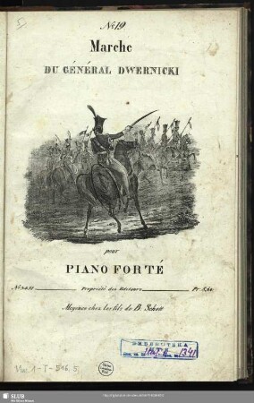 Marche du Général Dwernicki pour Piano Forté