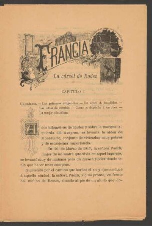 Francia - La cárcel de Rodez - Capítulo I