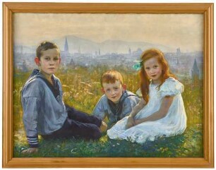 Drei Kinder der Familie Schinzinger