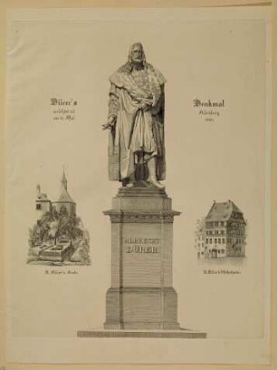 Ansicht des Albrecht Dürer-Denkmals