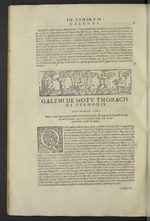 Galeni de motu thoracis et pulmonis