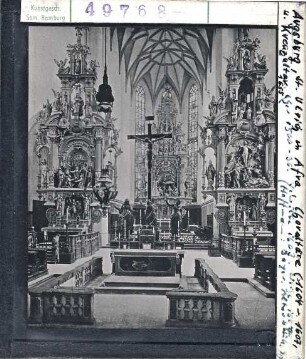Augsburg: St. Ulrich und Afra, Choraltäre, 1604-1607) und Kreuzaltar (1655)