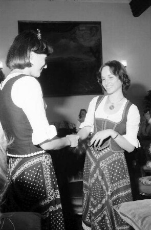 Freiburg: Wahl der Badischen Weinkönigin 1977