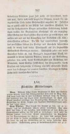767-768 Kirchliche Mittheilungen