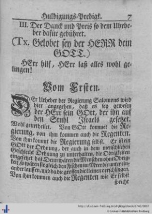 Vom Ersten.