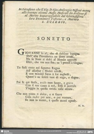 Sonetto