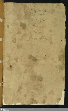 Chronica der Stadt Dresden - Mscr.Dresd.d.52