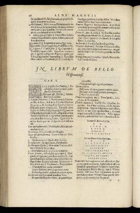 In Librum De Bello Hispaniensi.