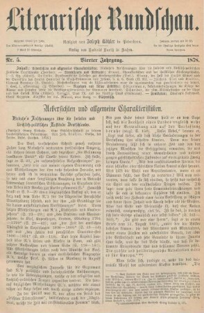 129-138 Niebuhr's Anschauungen über die socialen und kirchlich-politischen Zustände Deutschlands
