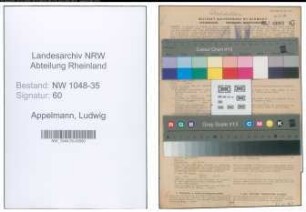 Entnazifizierung Ludwig Appelmann , geb. 27.08.1900 (Schausteller)