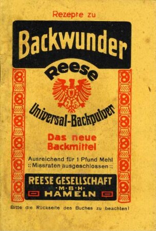 Rezepte zu Backwunder Reese Universal-Backpulver
