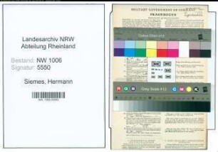 Entnazifizierung Hermann Siemes , geb. 04.05.1910 (Landwirt)