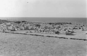 Römische Ruinen in Sabratha : Blick über die Überreste der römischen Stadt Sabratha