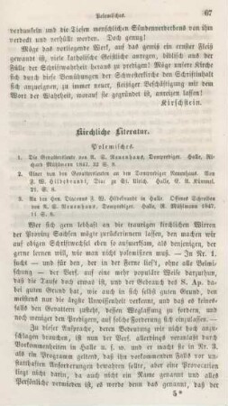 67-70 Kirchliche Literatur